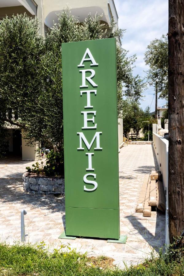 Appartement Pansion Artemis à Mavrovoúnion Extérieur photo